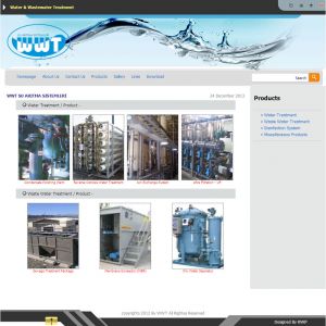 طراحی سایت Water  Wastewater Treatment