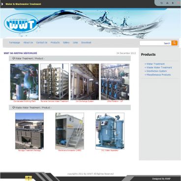 طراحی سایت Water  Wastewater Treatment